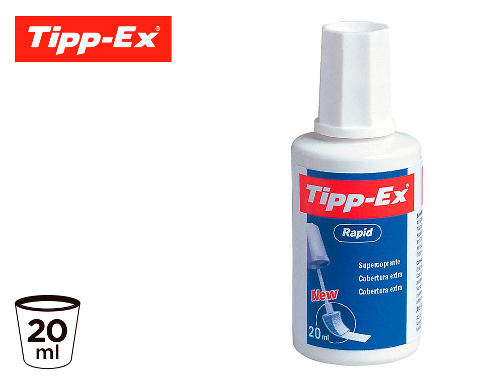 LA PAPET  CORRECTEUR TIPP-EX RAPID PINCEAU LIQUIDE FLACON 20ML