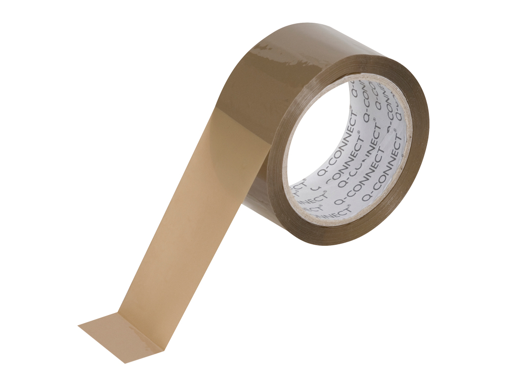 RUBAN ADHESIF Q-CONNECT ECONOMIQUE SPECIAL EMBALLAGE HAUTE ADHERENCE 50MMX66M COLORIS HAVANE