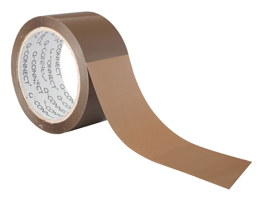 RUBAN ADHESIF Q-CONNECT ECONOMIQUE SPECIAL EMBALLAGE HAUTE ADHERENCE 50MMX66M COLORIS HAVANE