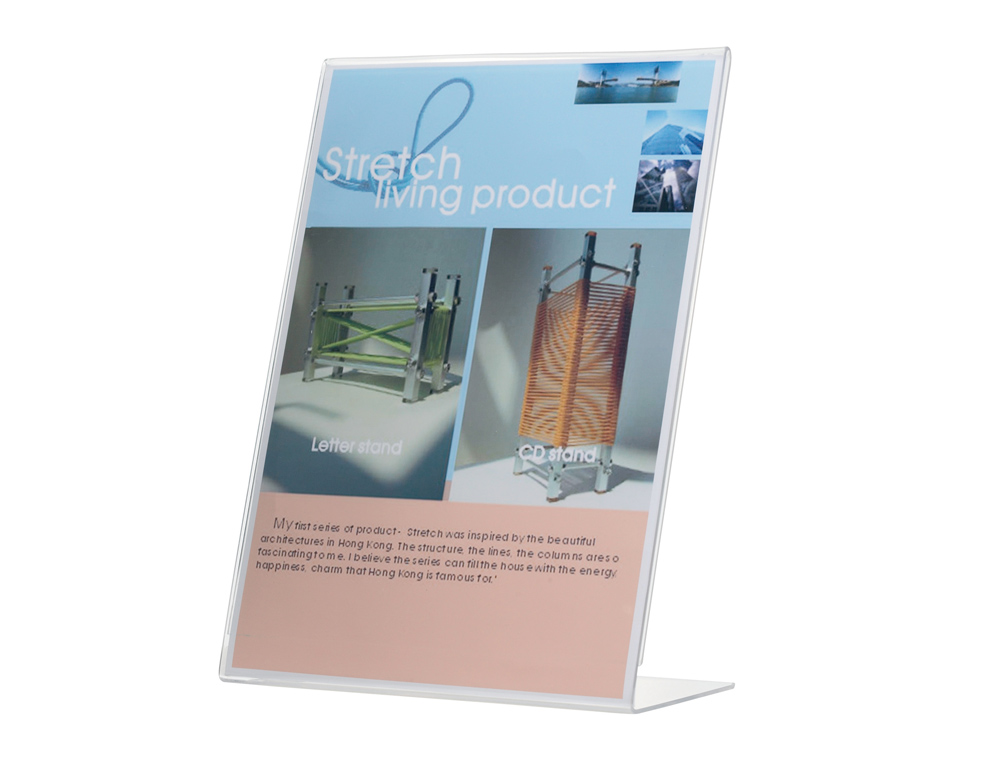 PORTE-VISUELS Q-CONNECT 01 PLEXIGLAS FORMAT A5 CHARGEMENT CT PRSENTATION PHOTOS NOTICES PUBLICIT