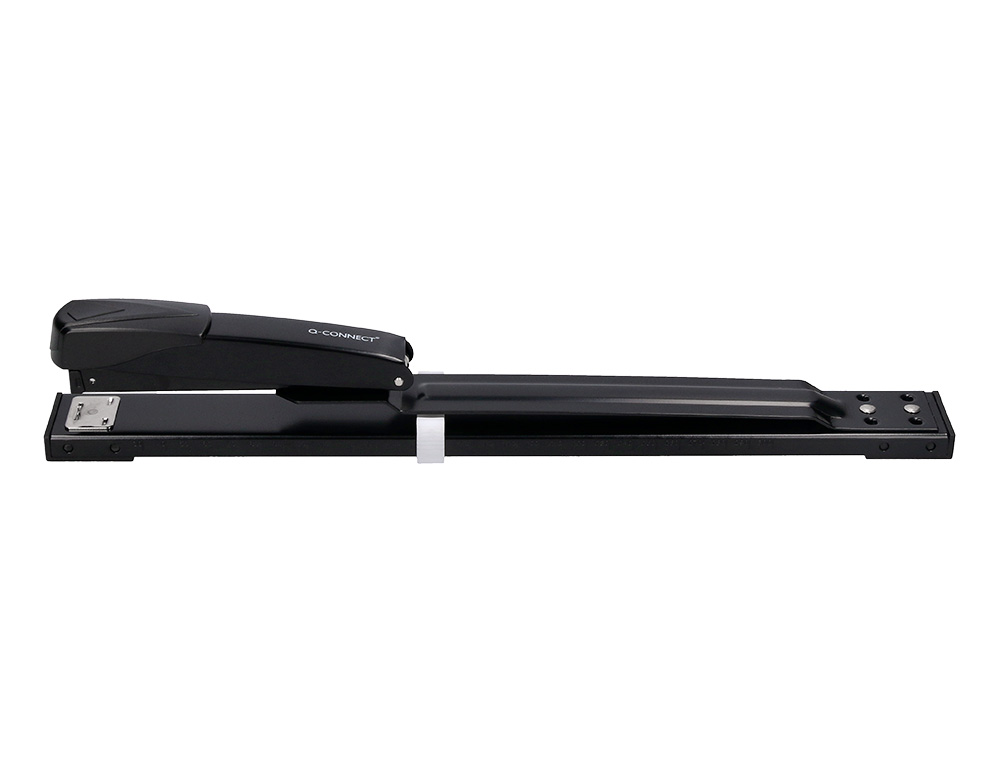 AGRAFEUSE Q-CONNECT LONG BRAS ÉCONOMIQUE CAPACITÉ 20F COLORIS NOIR