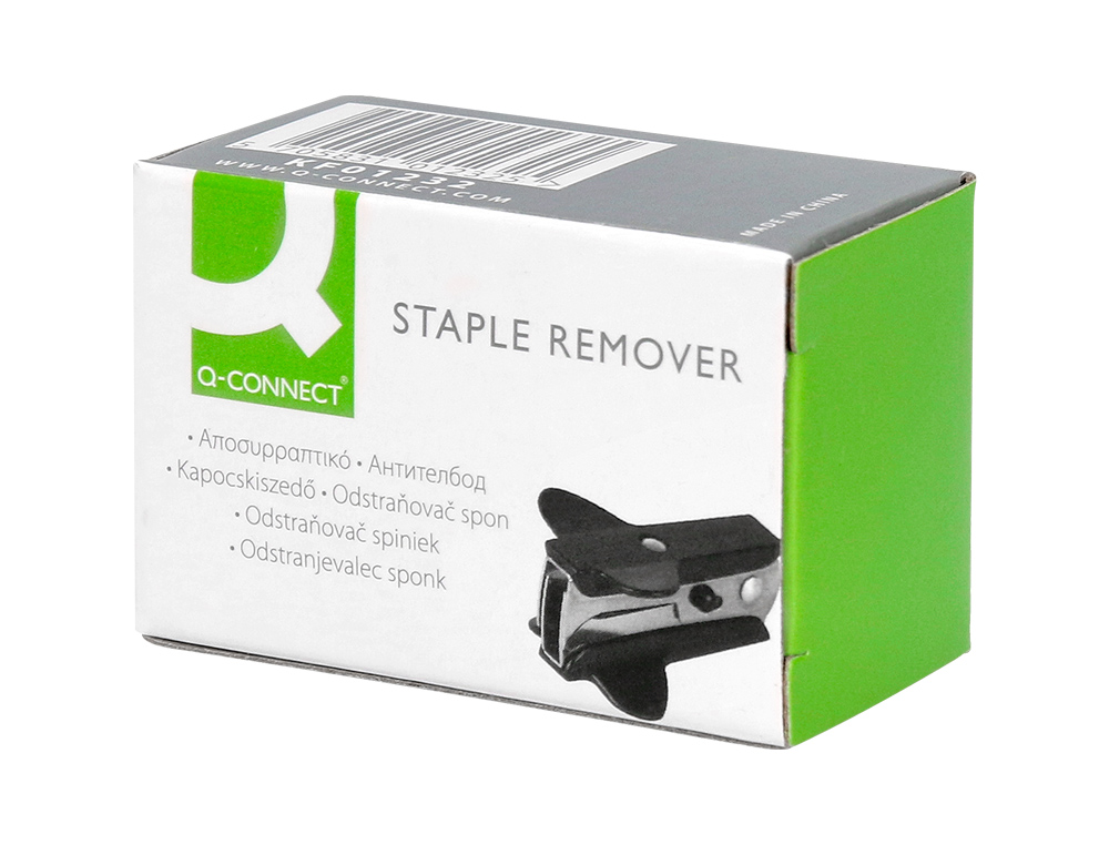 TE-AGRAFE Q-CONNECT PLASTIQUE MTAL AGRAFES STANDARD COLORIS NOIR