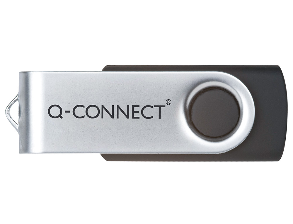 CLÉ USB Q-CONNECT 2.0 32GB VITESSE LECTURE 18MB/S ÉCRITURE 12MB/S CAPUCHON ROTATIF
