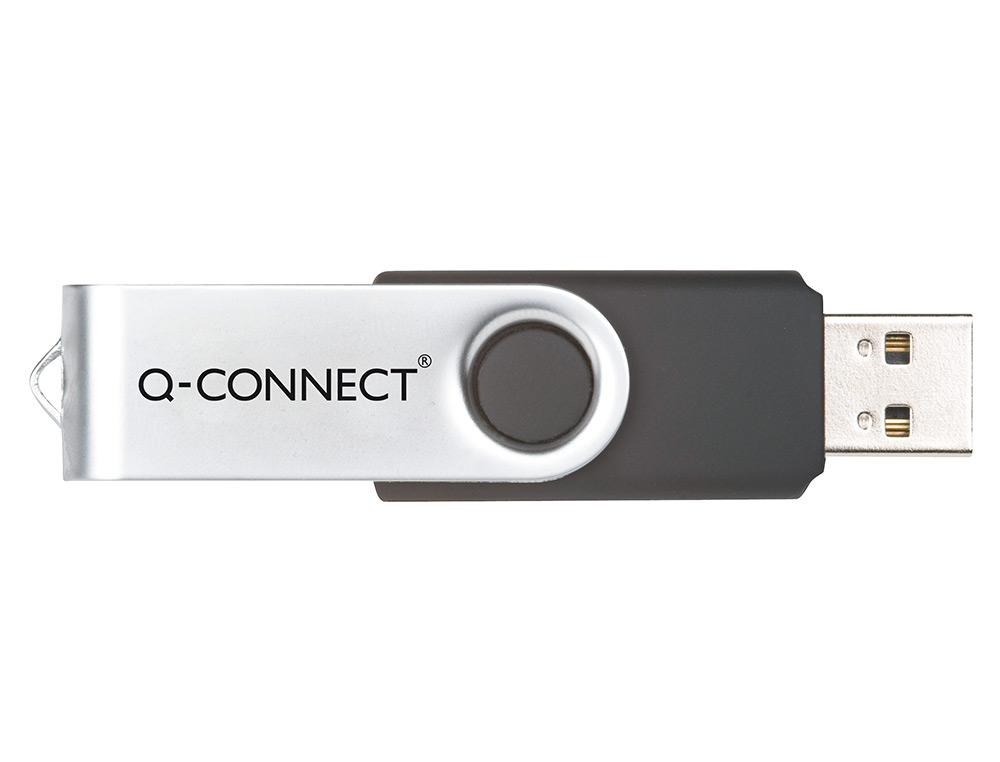 CLÉ USB Q-CONNECT 2.0 32GB VITESSE LECTURE 18MB/S ÉCRITURE 12MB/S CAPUCHON ROTATIF
