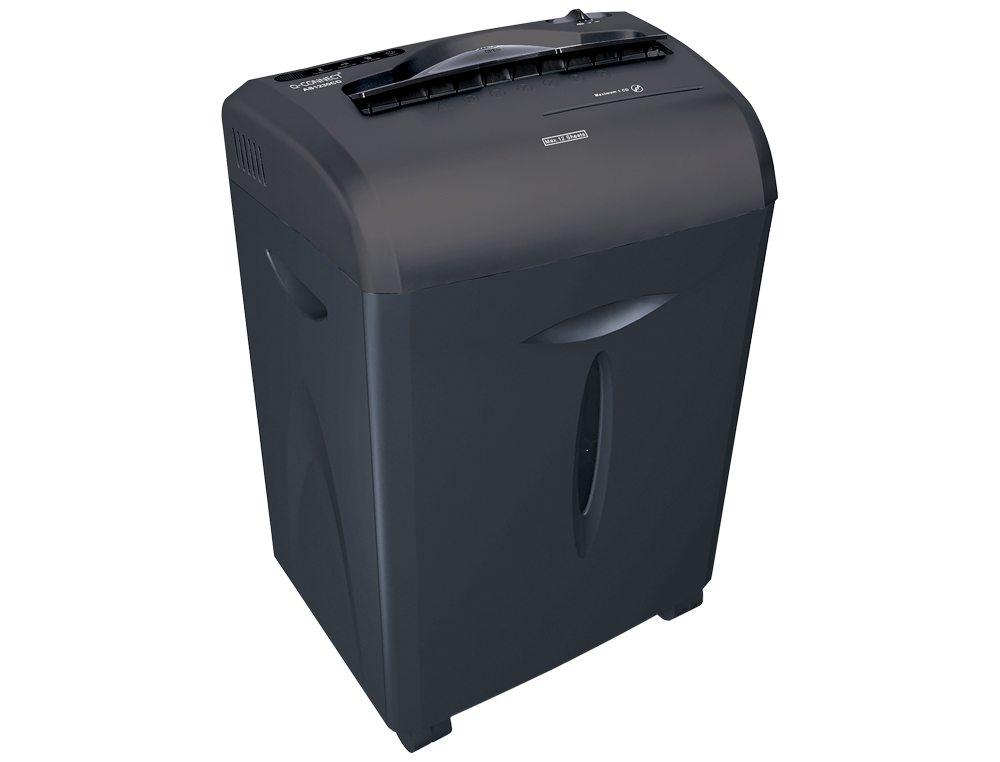 DESTRUCTEUR Q-CONNECT Q12CC AUTOMATIQUE COUPE CROISE 5.6X55MM CAPACIT 12F DTRUIT TROMBONES 15L 317X226X515MM 7.3KG