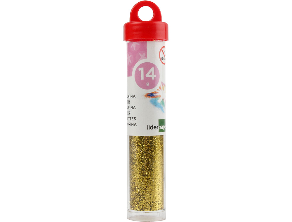 PAILLETTE FANTAISIE LIDERPAPEL COLORIS OR POT 14G