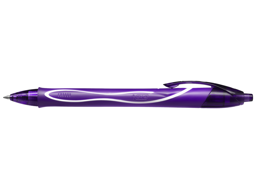 ROLLER BIC GELOCITY QUICK DRY ENCRE GEL POINTE 0.7MM COLORIS VIOLET