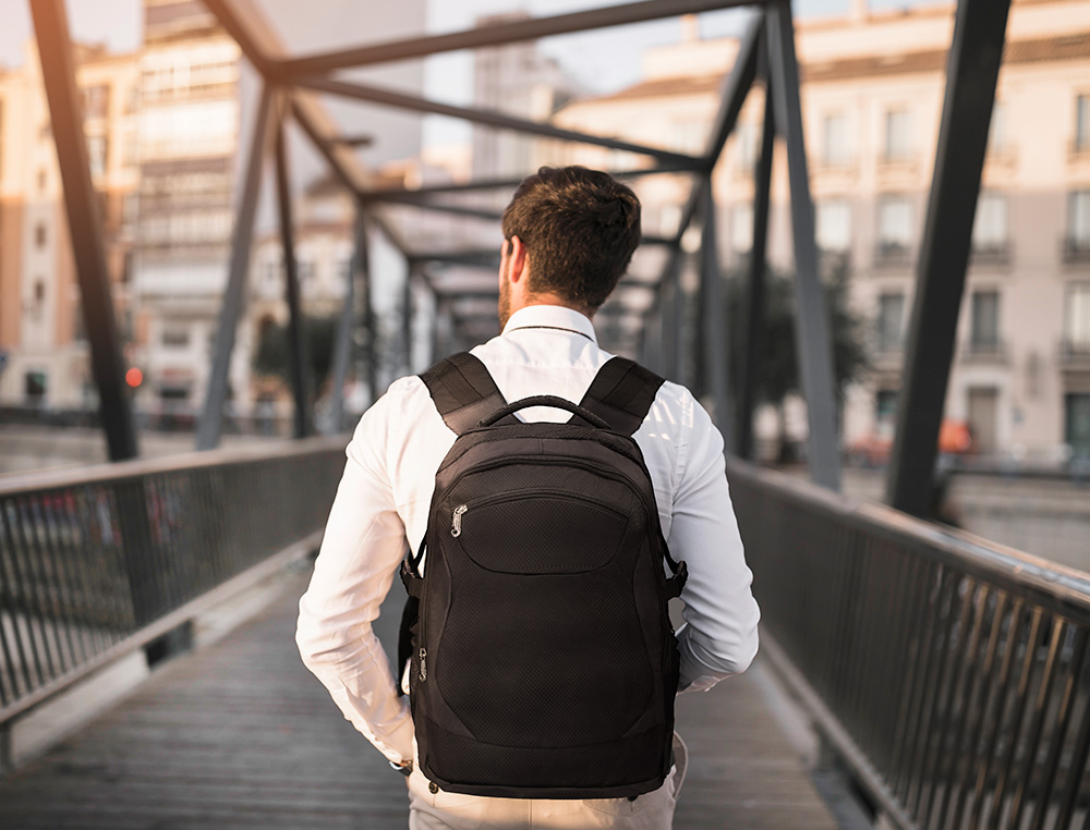 SAC À DOS POLYESTER Q-CONNECT ORDINATEUR PORTABLE 18