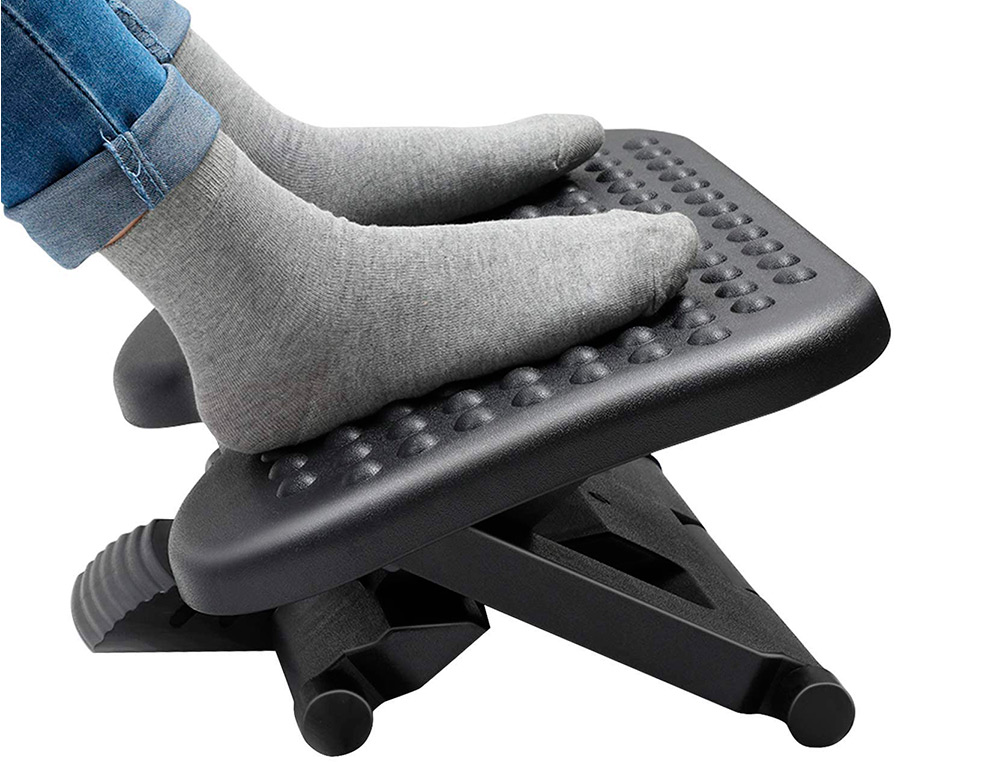 REPOSE-PIEDS Q-CONNECT RÉGLABLE PREMIUM 460X340MM