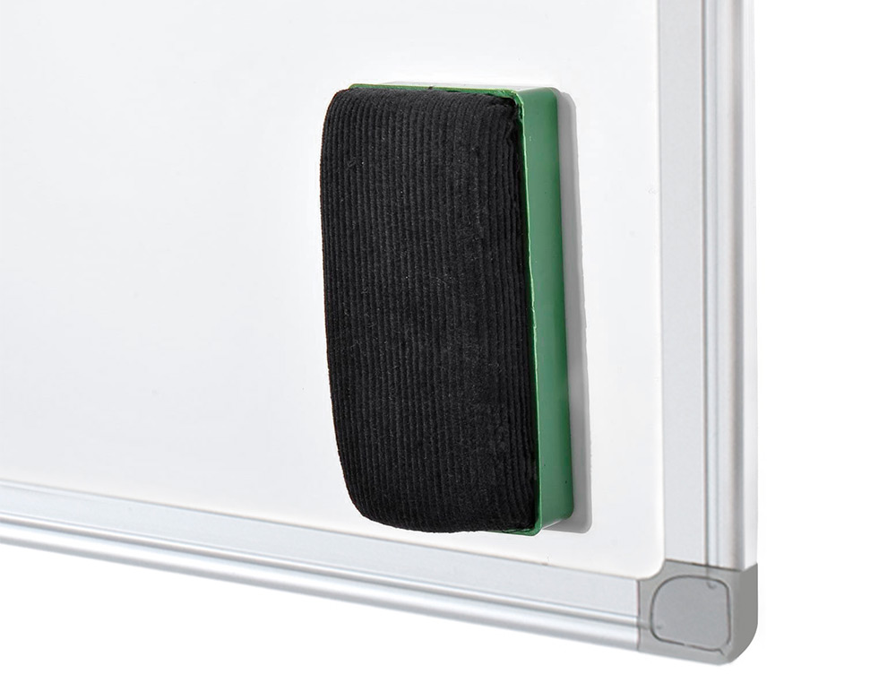 TABLEAU Q-CONNECT LAQUÉ MAGNÉTIQUE CADRE ALUMINIUM IDÉAL COLLÈGES BUREAUX INCLUS ACCESSOIRES FIXATION MUR 90X60CM