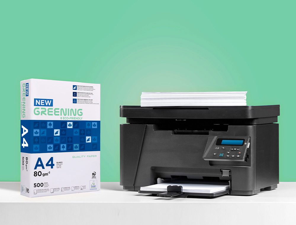 PAPIER LIDERPAPEL MULTIFONCTION GREENING A4 80G HAUTE       QUALIT PEFC BLANCHEUR 146 OPACIT 92 RIGIDIT 112 500F