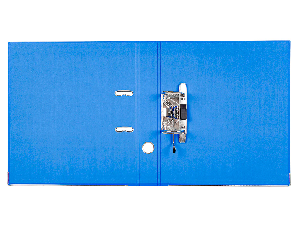 CLASSEUR LEVIER LIDERPAPEL A4 DOCUMENTA CARTON REMBORDÉ 1,9MM DOS 52MM RADO MÉTALLIQUE COLORIS BLEU