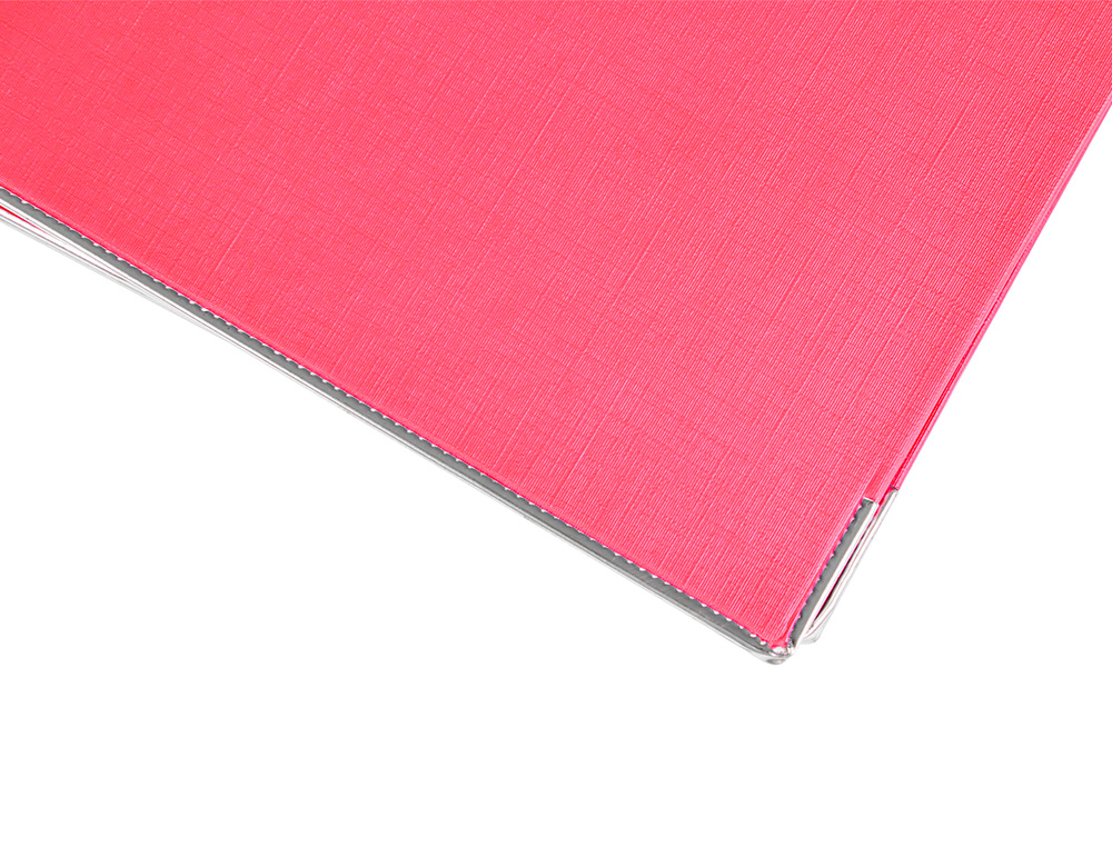 CLASSEUR LEVIER LIDERPAPEL A4 DOCUMENTA CARTON REMBORDÉ 1,9MM DOS 52MM RADO MÉTALLIQUE COLORIS ROUGE