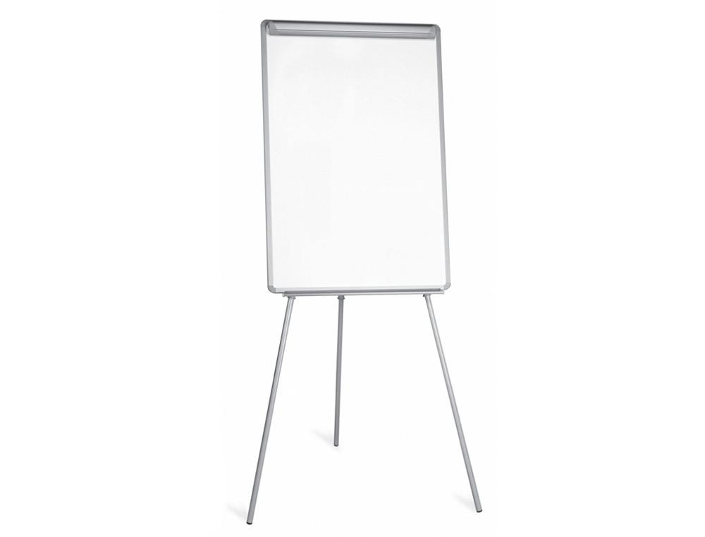 CHEVALET CONFRENCE Q-CONNECT TABLEAU MAGNTIQUE 85X60CM CADRE PLASTIQUE PINCE BLOC PAPIER AUGET PORTE-MARQUEURS
