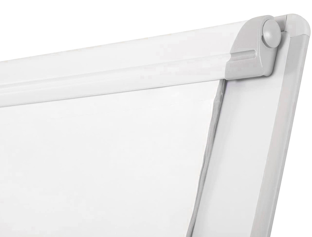 CHEVALET CONFRENCE Q-CONNECT TABLEAU MAGNTIQUE 85X60CM CADRE PLASTIQUE PINCE BLOC PAPIER AUGET PORTE-MARQUEURS