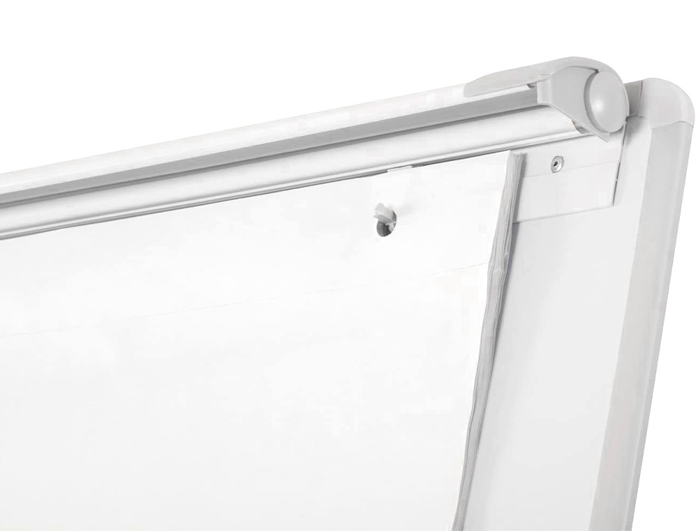 CHEVALET CONFRENCE Q-CONNECT TABLEAU MAGNTIQUE 85X60CM CADRE PLASTIQUE PINCE BLOC PAPIER AUGET PORTE-MARQUEURS