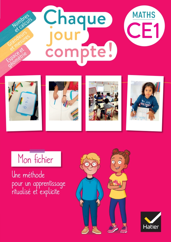 Chaque jour compte - Maths CE1 Ed. 2023 - Fichier de l'lve - Hatier