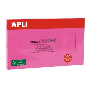 BLOC NOTES 75 X 125 ROSE