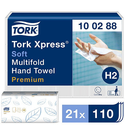 ESSUIE-MAINS TORK  H2 2 PLIS 34x21,2cm PAR 21 PAQUETS