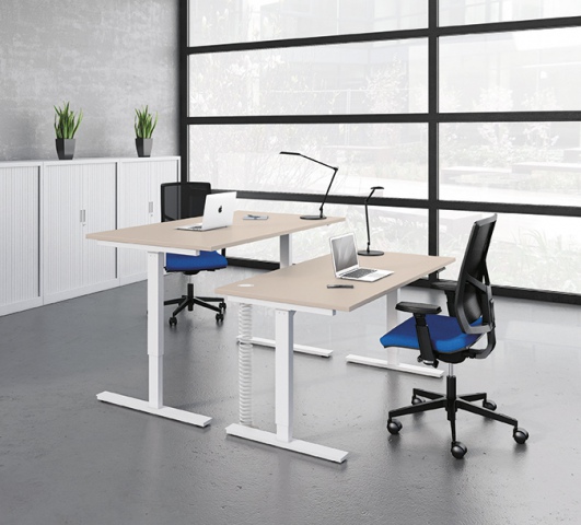 BUREAU REGLABLE EN HAUTEUR 160x80 2 MOTEURS