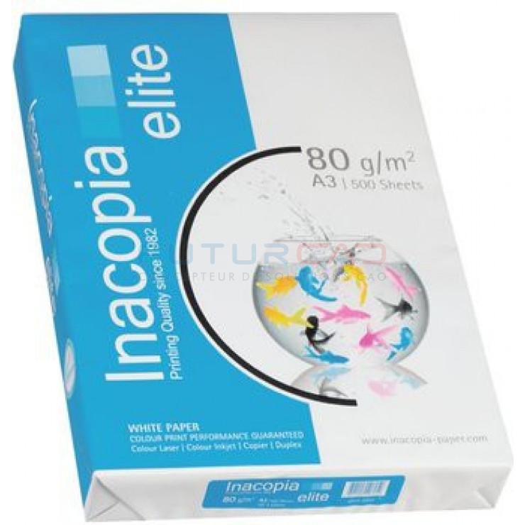 Ramettes A3  80 Gr blanc Inacopia Elite