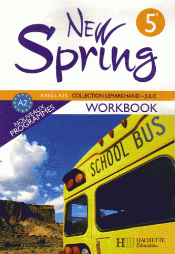 Anglais 5e New Spring - Workbook