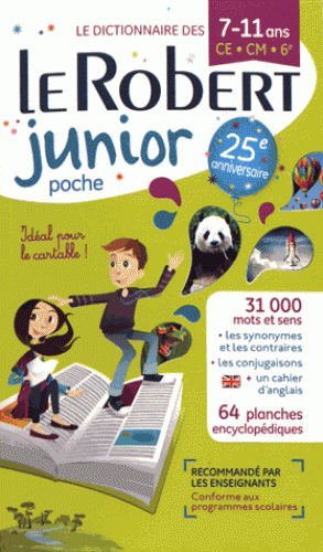 Le Robert junior poche - 7-11 ans CE-CM-6e