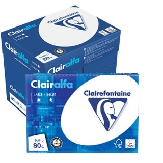 Papier A4 Blanc Clairfontaine 80gr 25409