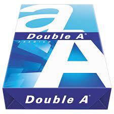 PAPIER ''doubleA'' A4 ECOLE / MAIRIE 80gr 500F blanc CIE165 