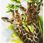 CRYSTAL ART GIRAFES BRODERIE DIAMANT