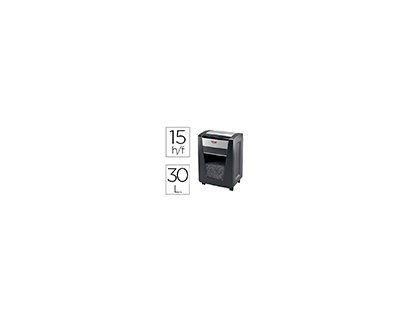Destructeur rexel momentum m515 coupe micro 2x15mm 15 feuilles