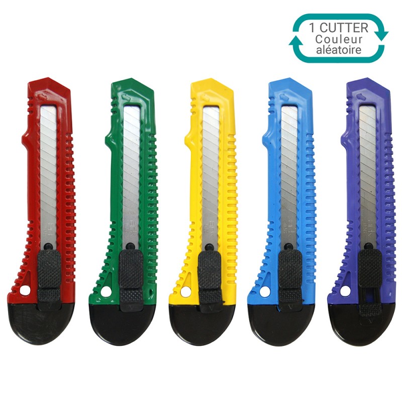 Cutter 18mm avec blocage de lame