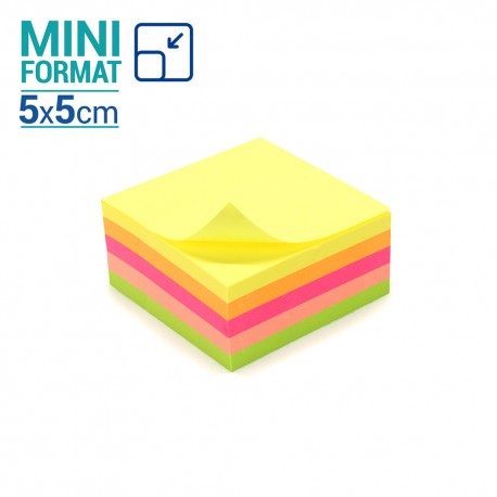 Notes adhsives repositionnables non 50x50mm