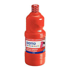 Litre de gouache Giotto Rouge Vermillon