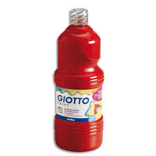 Litre de gouache Giotto Rouge Ecarlate